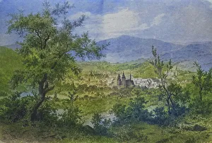 Central European Illustration Imprime: View of Schmalkalden, Thuringia