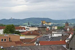 Upper Franconia Cityscape Imprime: View of the town of Lichtenfels from above