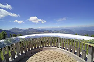 Unesco World Heritage Dolomites Imprime: Viewing platform with panoramic view