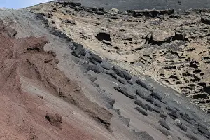 El Golfo Scenery Imprime: Volcanic rock formations, pattern