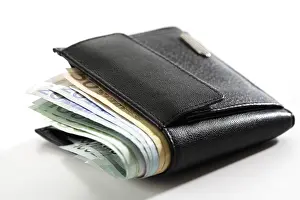 Save Money Finance Tips Imprime: Wallet with notes