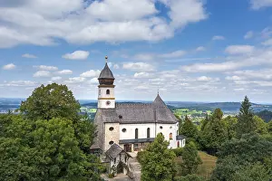 Alemania Imprime: Iglesia de Peregrinación María Eck, Chiemgau.