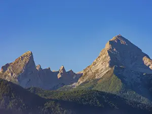 Watzmann Mountain Peak Imprime: Watzmann under a cloudless sky
