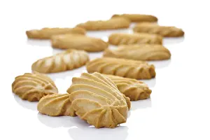 Sweet Pastry Goods Imprime: Wavy shortbread biscuits