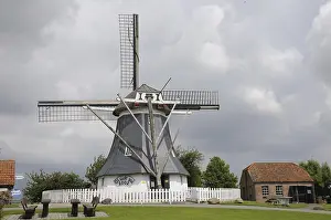 Dutch Windmill Imprime: Werdumer Muhle, Werdum, windmill