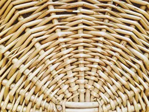 Rustic Background Image Imprime: Wicker basket texture as rustic background