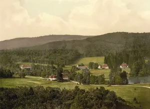 Historic Germany Photography Imprime: Wilhelmstal, Wilhelmsthal in Thuringia
