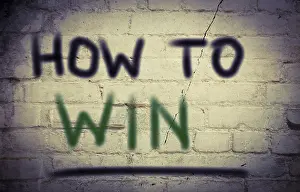 Symbolic Picture Concept Imprime: How To Win Concept
