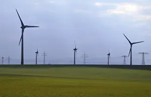 Wind Power Generation Imprime: Wind wheels