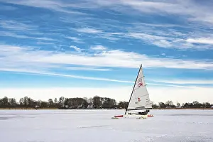 Dummer See Lake Germany Imprime: Winter at Dummer See with