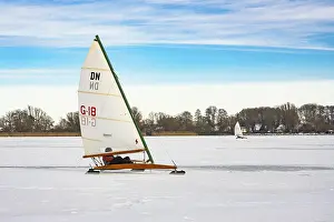 Dummer See Lake Germany Imprime: Winter at Dummer See with