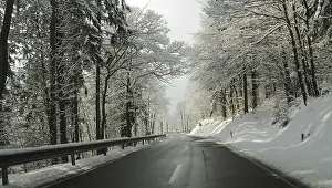 Deserted Winter Scene Imprime: Winter in the Eifel