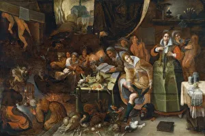 Digital Restoration Of Artwork Imprime: Witches Sabbath or Devil's Dance