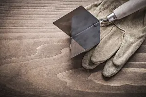 Leather Working Glove Imprime: Working gloves and angle former