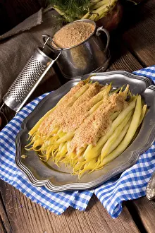 Vegan Legume Recipes Imprime: Yellow string bean with bread crumbs