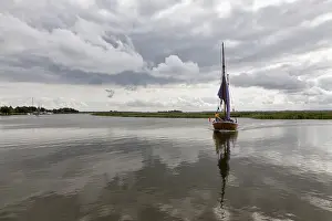 Deserted Sailboat Imprime: Zeesenboot