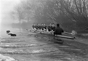 Vintage Rowing Images Imprime: Rowing