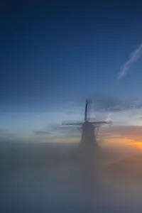 Dutch Countryside Landscape Photography Imprime: Dutch windmill