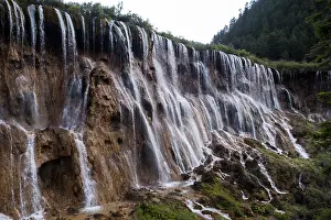 Waterfall In Nature Imprime: Jiuzhaigou