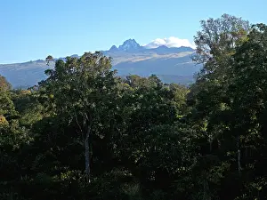 African Mountain Scenery Imprime: Mount Kenya