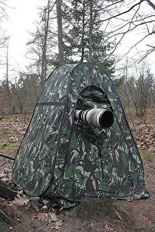 Wildlife Photography Equipment Imprime: schuiltent, hide