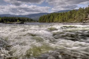 Norway River Landscape Imprime: Setesdal