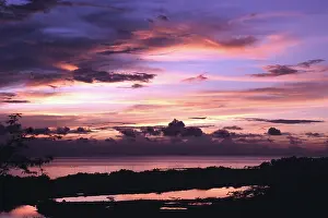 Red Sky At Sunset Imprime: Sunset