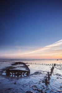 Europe Coastal Scenery Imprime: Wierumerwad, Waddenzee