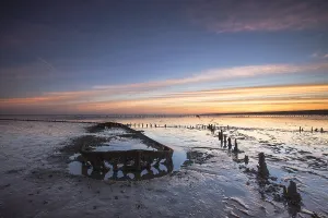 Europe Coastal Scenery Imprime: Wierumerwad, Waddenzee