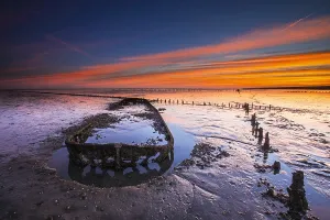 UNESCO World Heritage Site Netherlands Imprime: Wierumerwad, Waddenzee