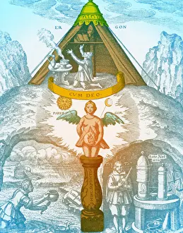 Medieval Alchemy Art Imprime: Alchemy