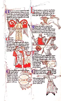 Ancient Astronomy Illustrations Imprime: Bede's Constellations
