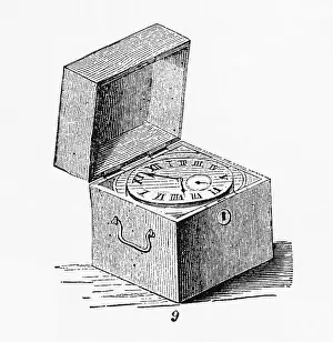 Scientific Illustration Imprime: Box Chronometer