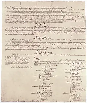 American Patriotism Imprime: US Constitution