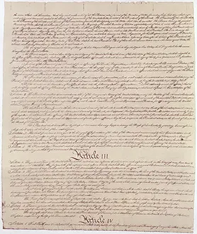 United States Founding Fathers Imprime: US Constitution