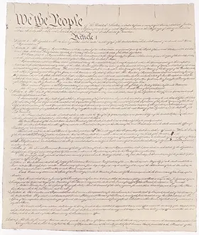 United States Founding Fathers Imprime: US Constitution