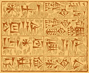 Ancient Writing Systems Imprime: Cuneiform Characters