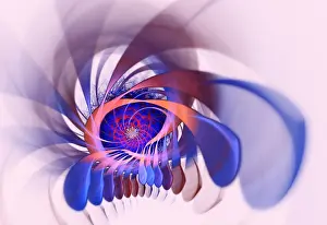 Abstract Digital Art Imprime: Fractal Flame