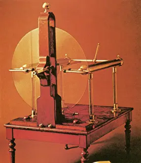 Historical Scientific Instruments Imprime: Jesse Ramsden, Electrostatic Generator, 18th Century