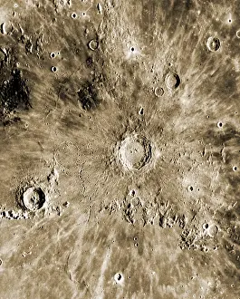 Moon Surface Features Imprime: Moon Surface