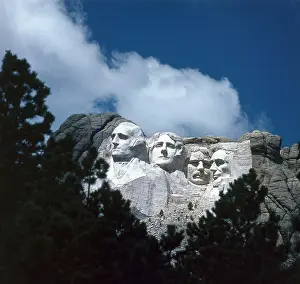 Abraham Lincoln Statue Imprime: Mount Rushmore