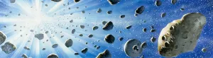 Impresión enmarcada : Explosion. Protoplanetas alrededor de Vega