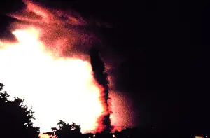 Cumulonimbus Clouds Imprime: Tornado Sequence, 4 of 4