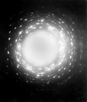 Electron Microscope Images Imprime: X-Ray Diffraction Polyethylene Crystals